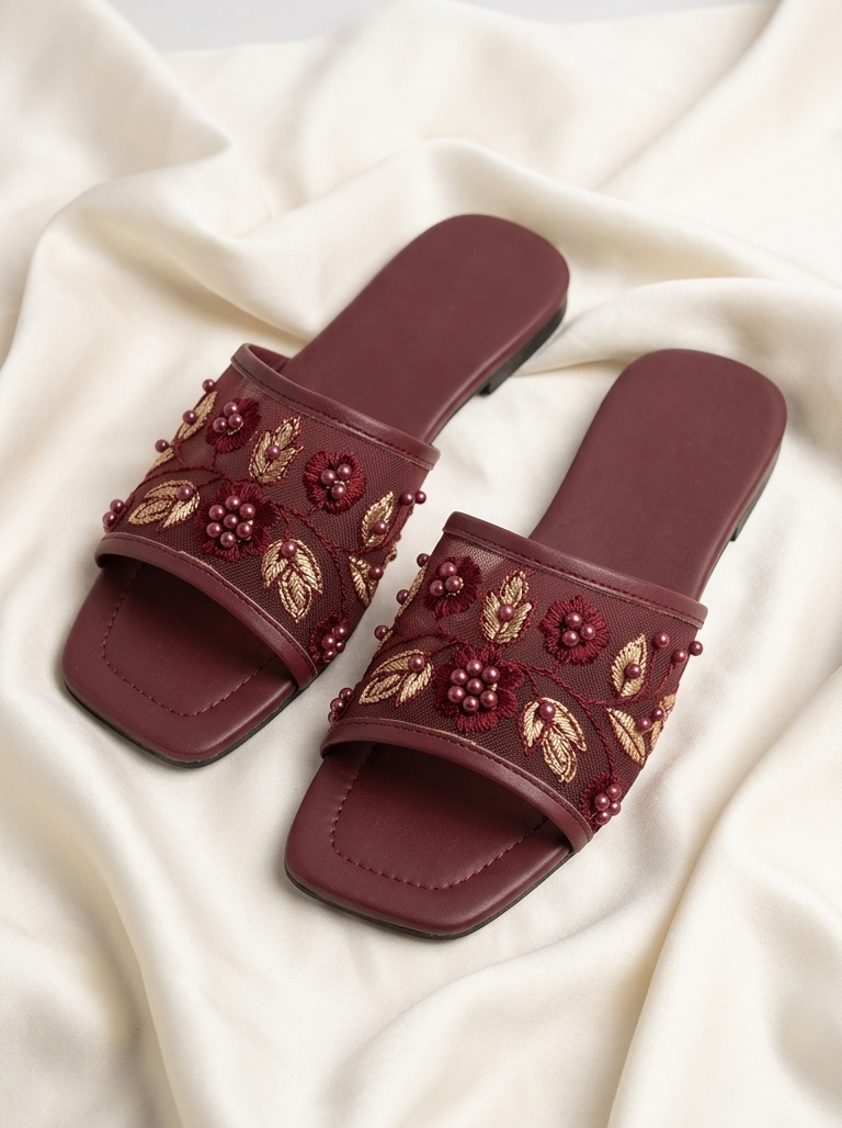 Floral Pearl Flat