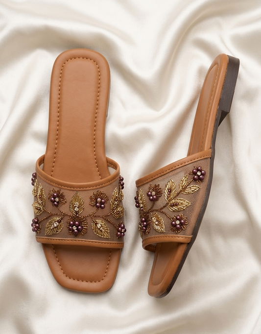 Floral Pearl Flat
