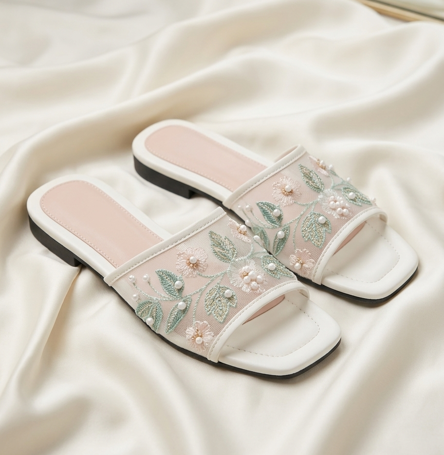 Floral Pearl Flat