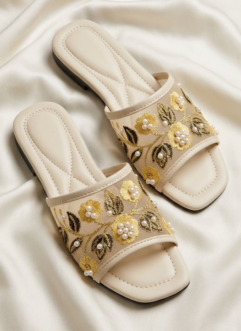 Floral Pearl Flat