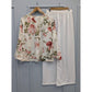 Floral Top With Trouser