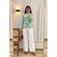 Floral Top With Trouser