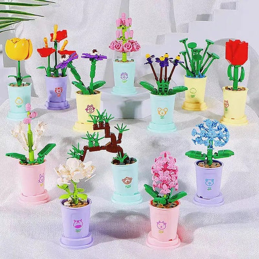 Flower Building Blocks Toy