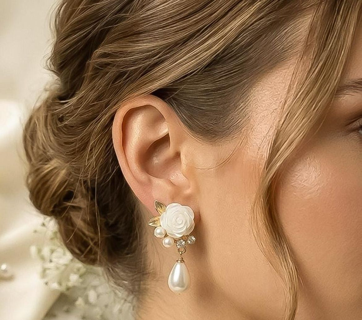 Flower Design Studs