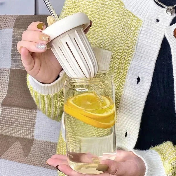 Flower Glass Cup
