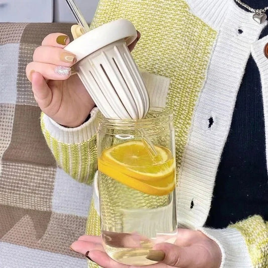 Flower Glass Cup