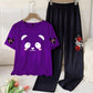 Flower Printed Night Suit