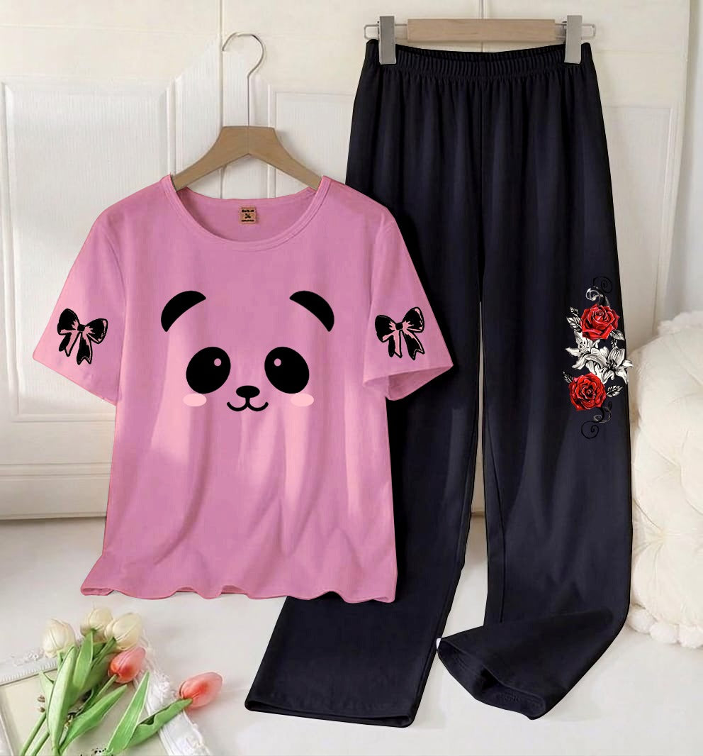 Flower Printed Night Suit