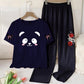 Flower Printed Night Suit
