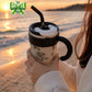 Flower Printed Stainless Steel Tumbler