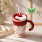 Flower Printed Stainless Steel Tumbler