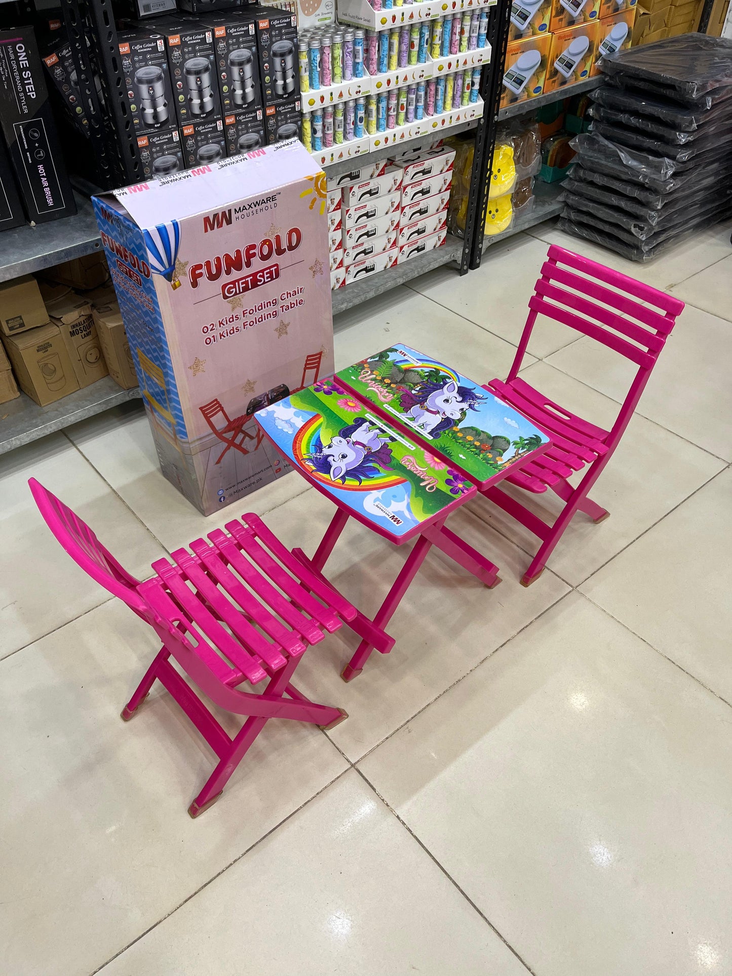 Folding Table Chairs Set