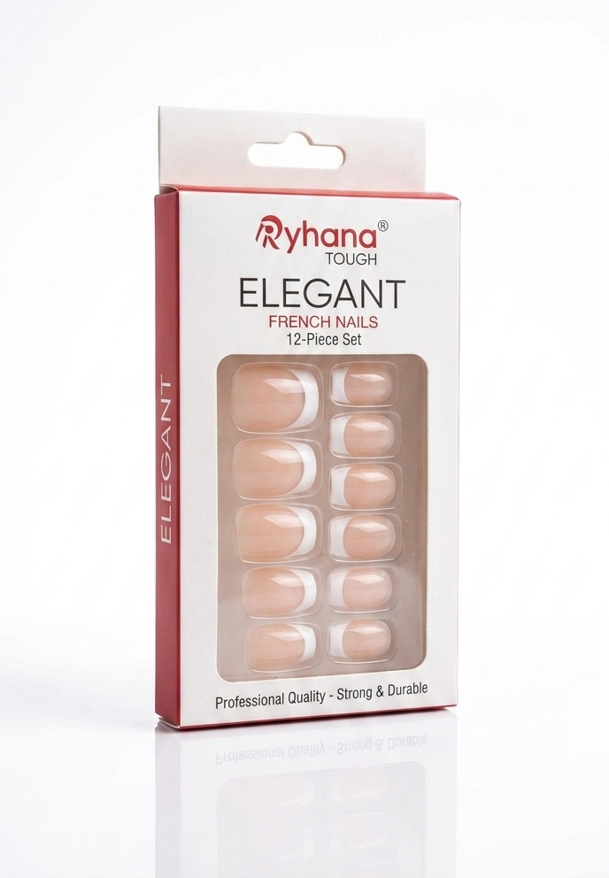 French Nails 12pcs Pack