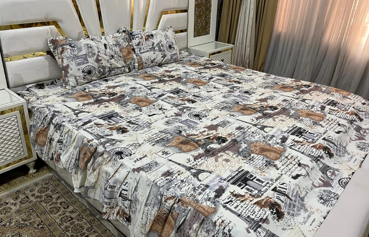 Frill Bedsheet Set – 3 Piece