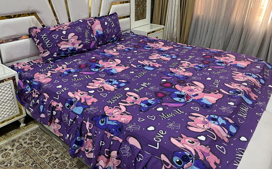 Frill Bedsheet Set – 3 Piece