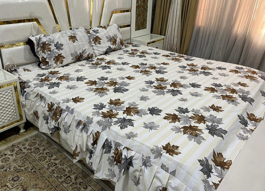 Frill Bedsheet Set – 3 Piece