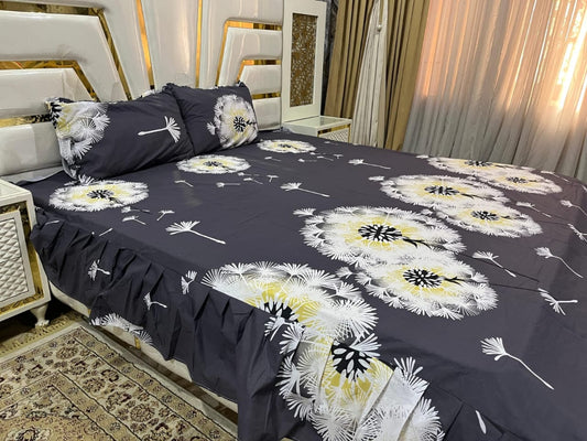 Frill Bedsheet Set – 3 Piece