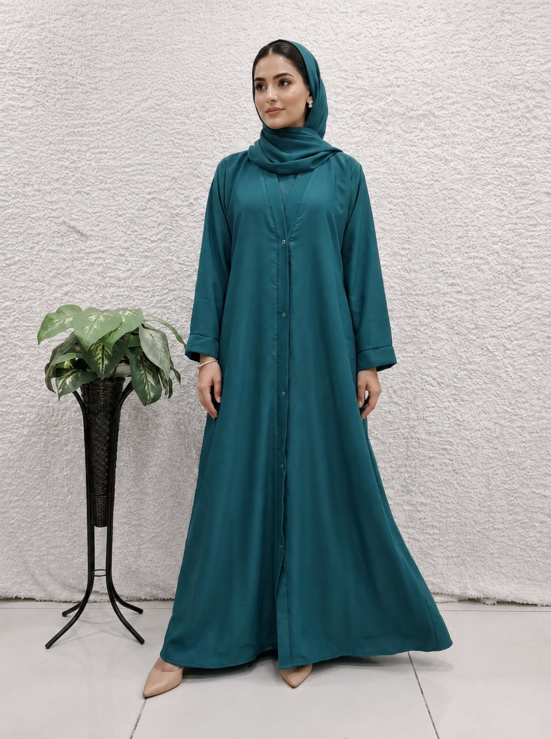 Front Open Abaya
