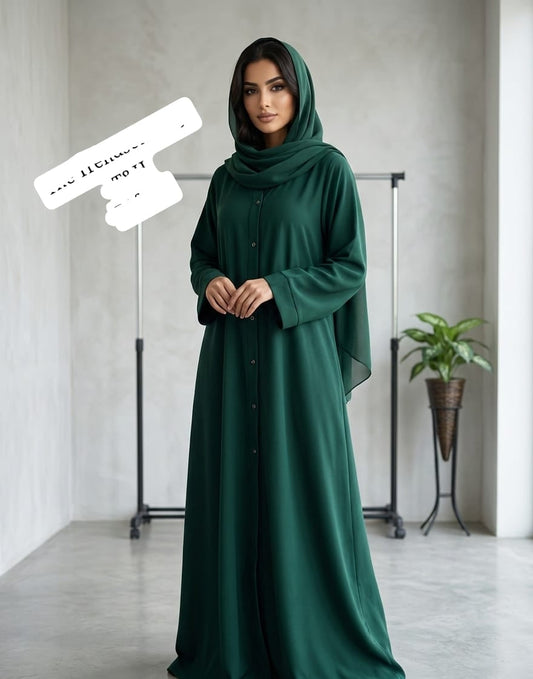Front Open Abaya