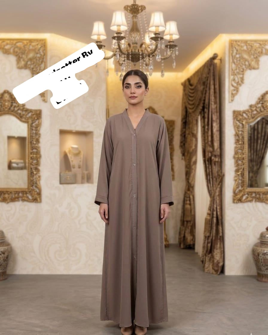Front Open Abaya