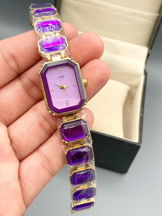 Gemstone Bracelet Watch