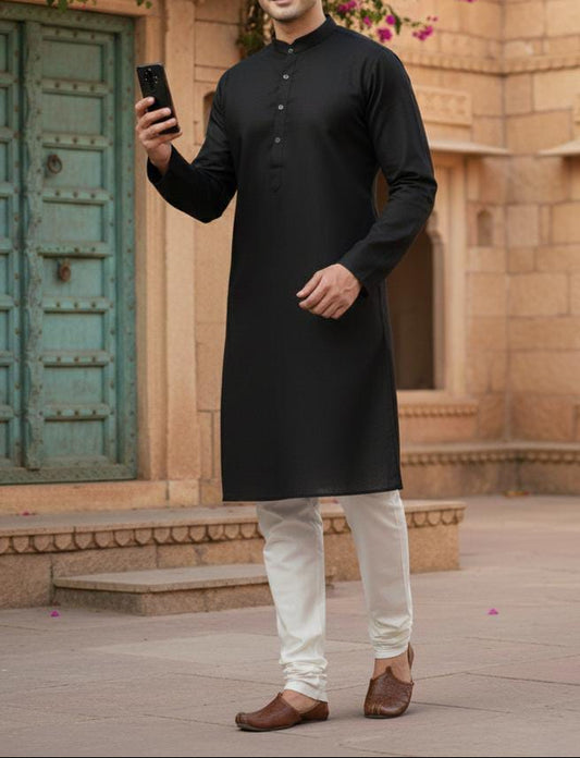 Gents 2 Piece Stitched Kurta Pajama Set