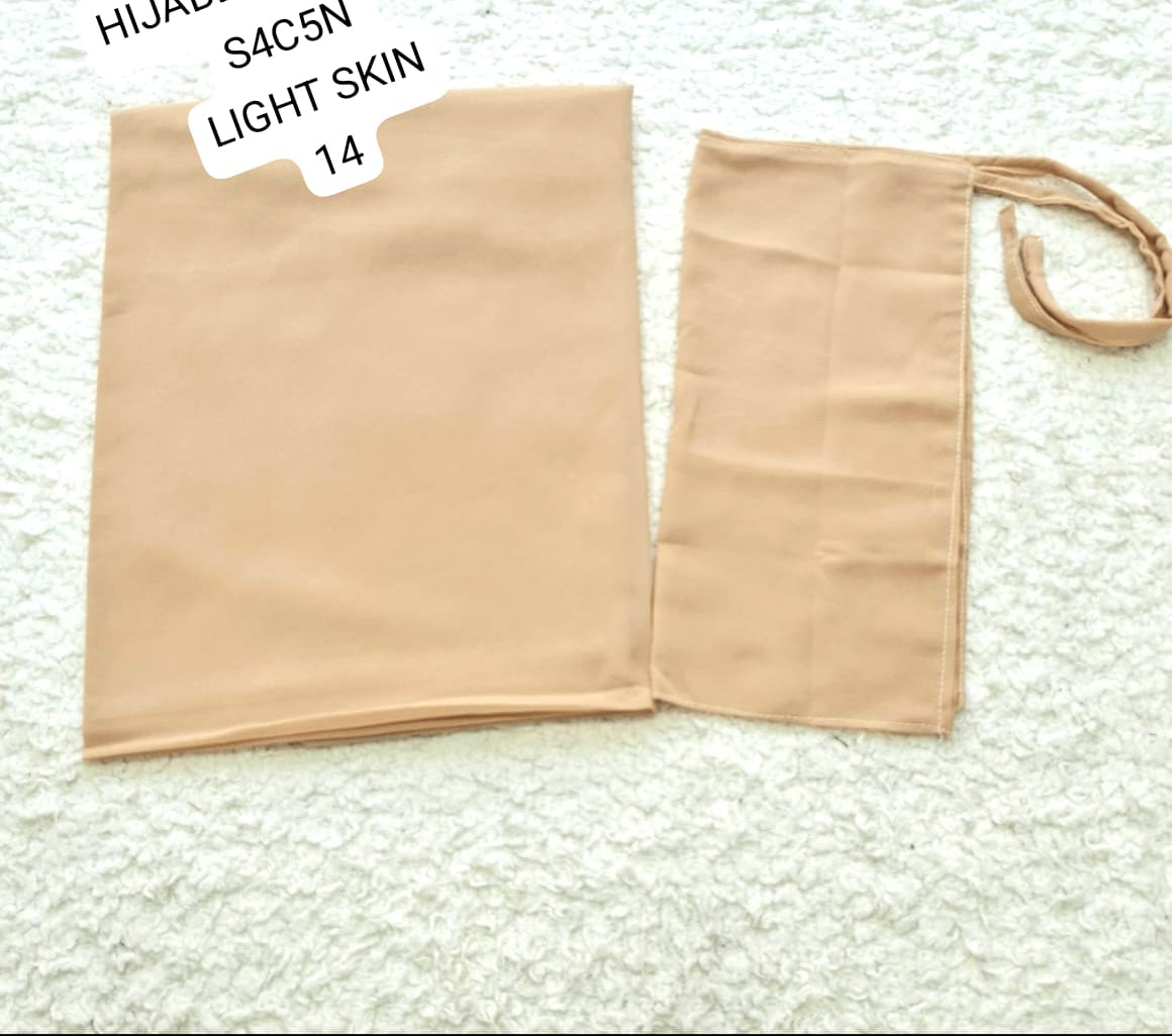 Georgette Niqab-Scarf Set