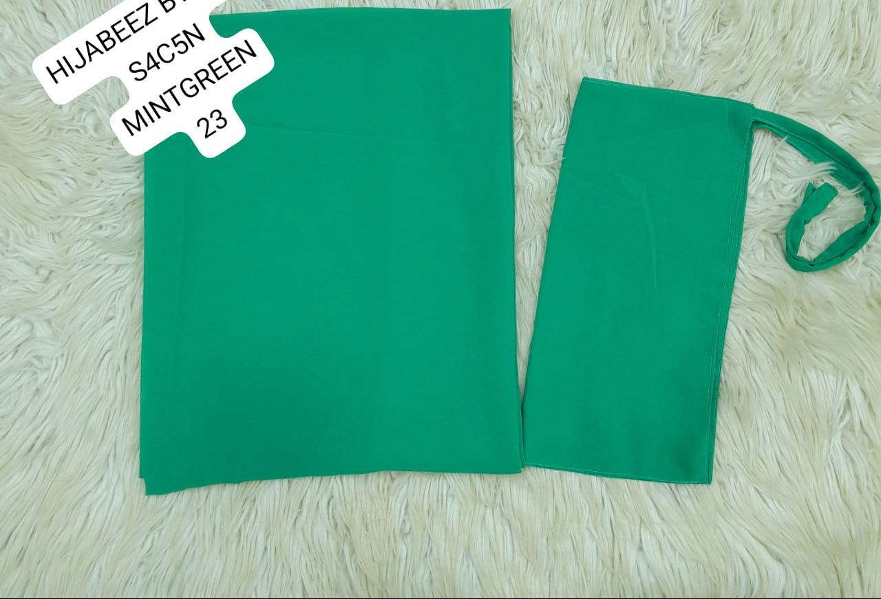 Georgette Niqab-Scarf Set