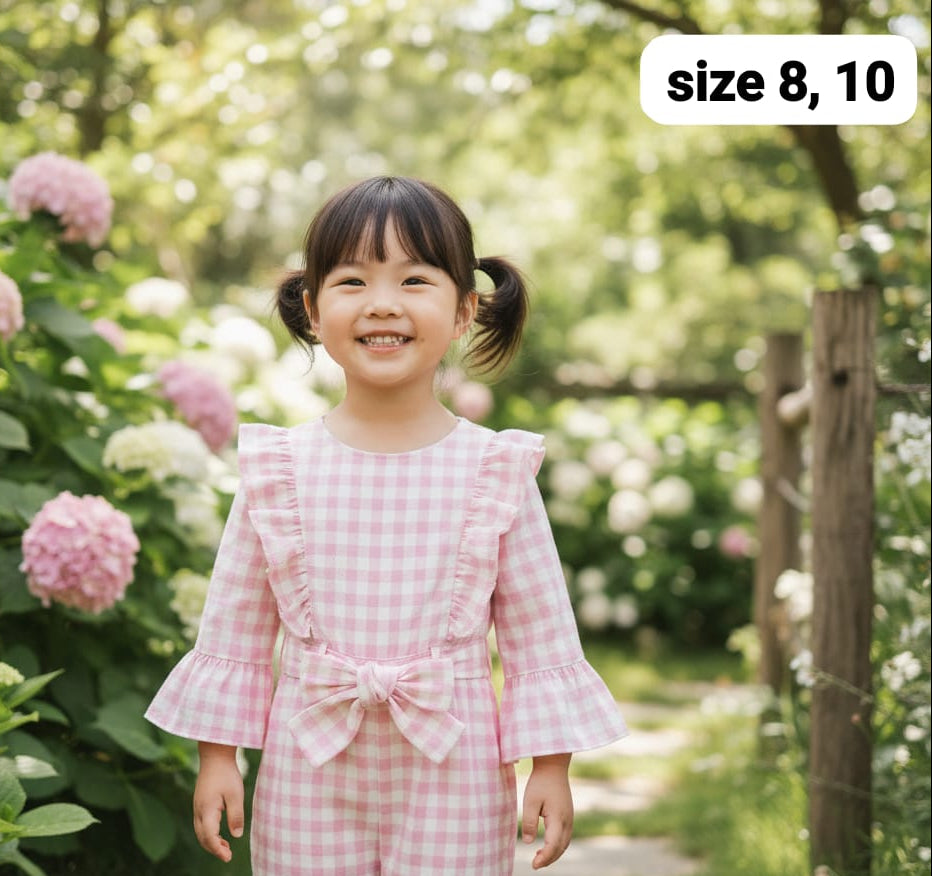 Girls Cotton Jumpsuit