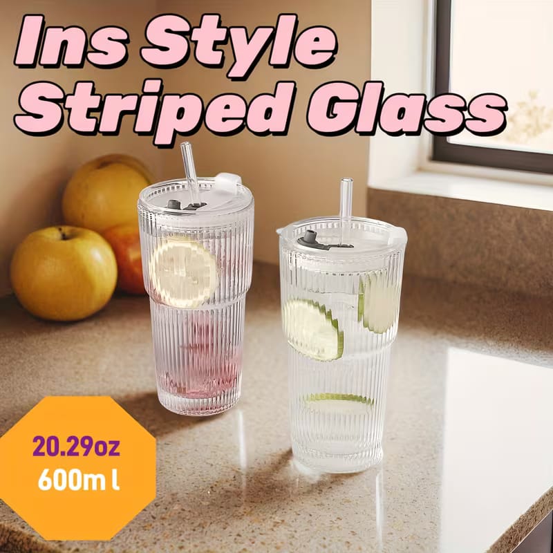600ml Glass Coffee Cup