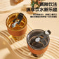 Glass Cup with Bamboo Lid
