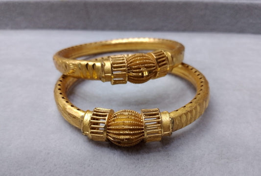 Gold-Tone Indian Bangles Set