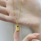 Gold Brick Necklace