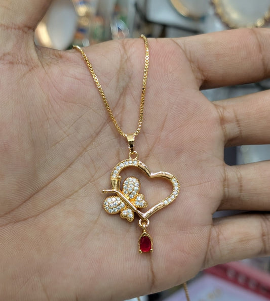 Gold Plated Locket Chain