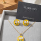 Gold Plated Locket Set