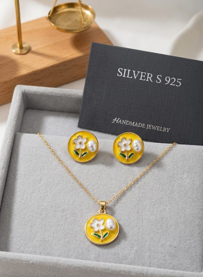 Gold Plated Locket Set