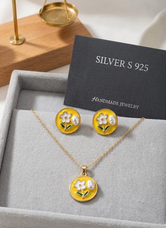 Gold Plated Locket Set