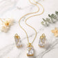 Gold Plated Locket Set