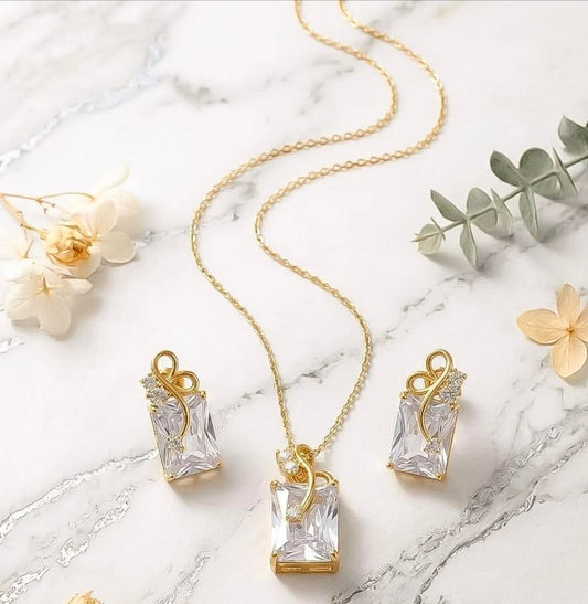 Gold Plated Locket Set