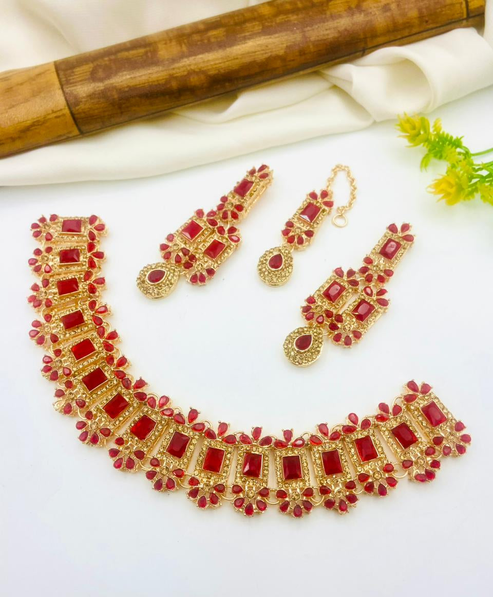 Gold Plated Zircon Set