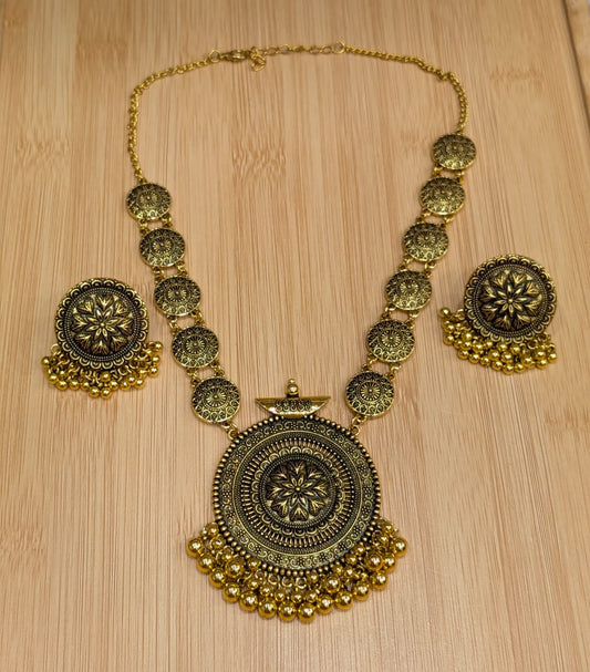 Golden Mandala Charm Set