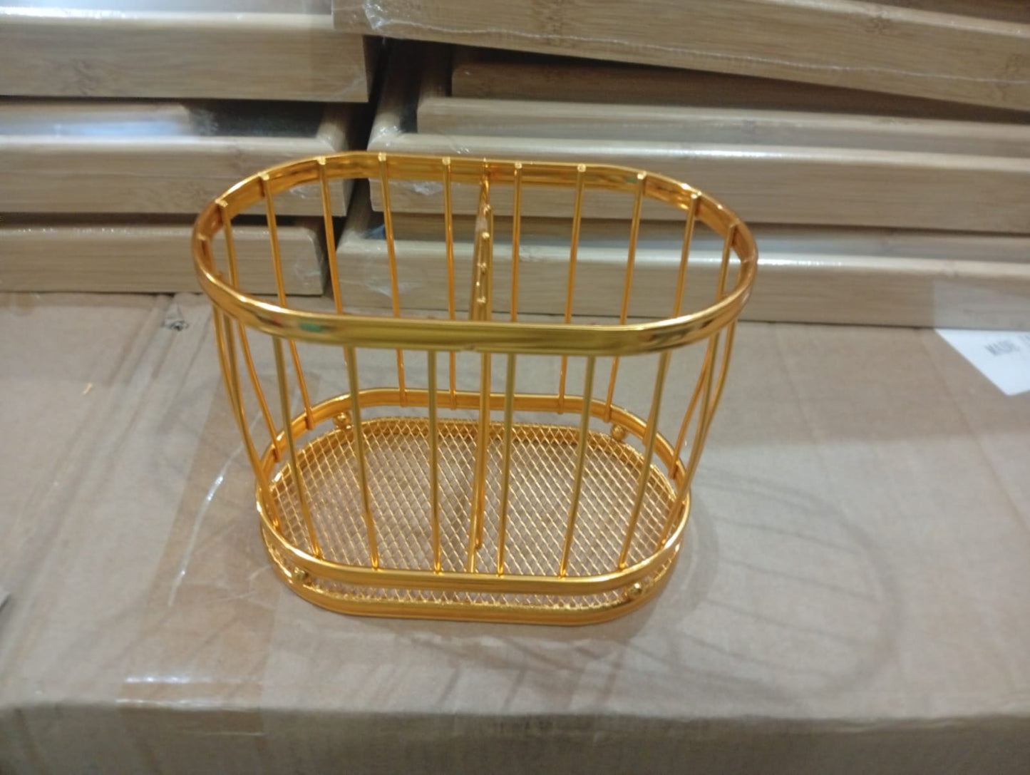 Golden Spoon Holder