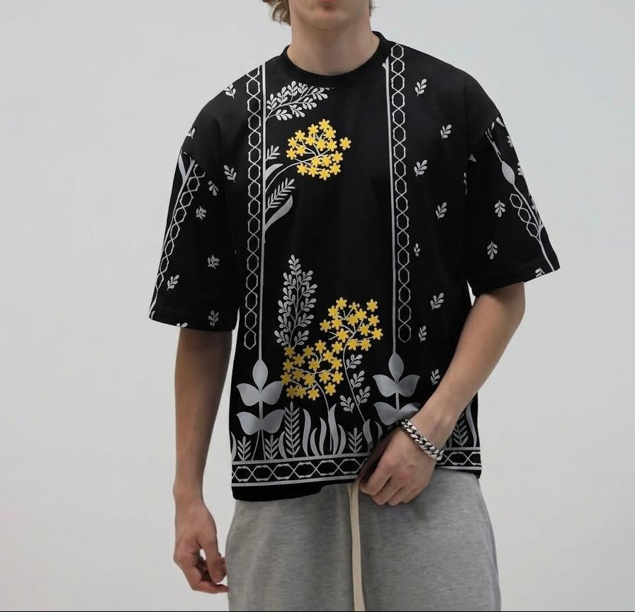 Graphic Printed Dropshoulder