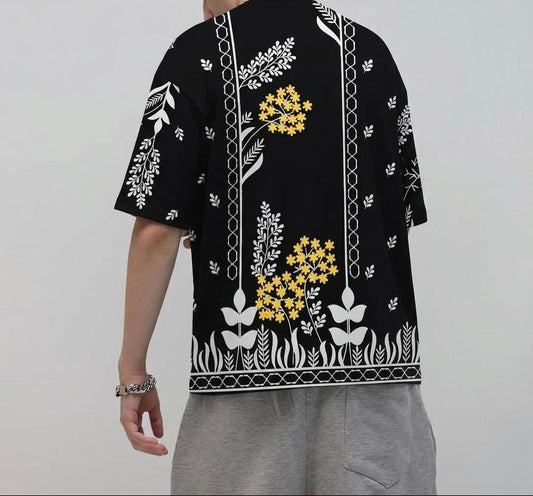 Graphic Printed Dropshoulder