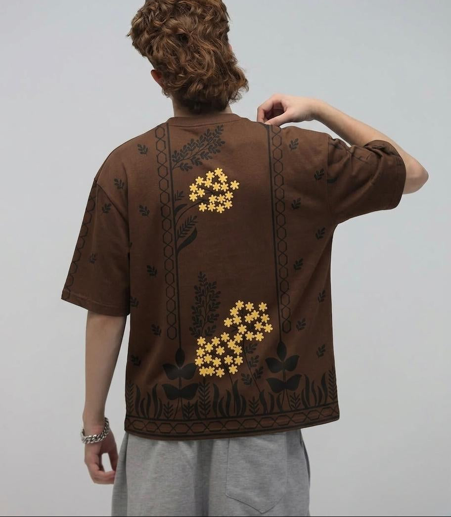 Graphic Printed Dropshoulder