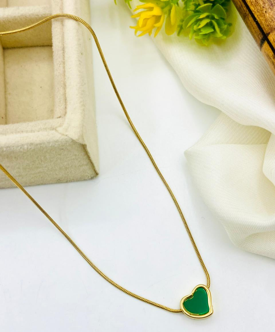 Green Heart Pendant