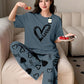 Night Suit with Printed Trouser