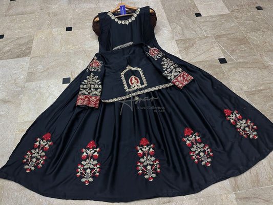 Handwork Embroidery Maxi