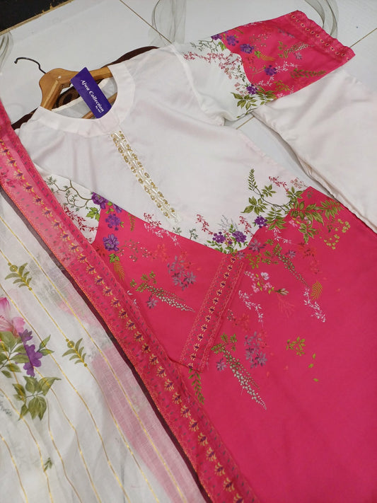 Handwork Printed Suit