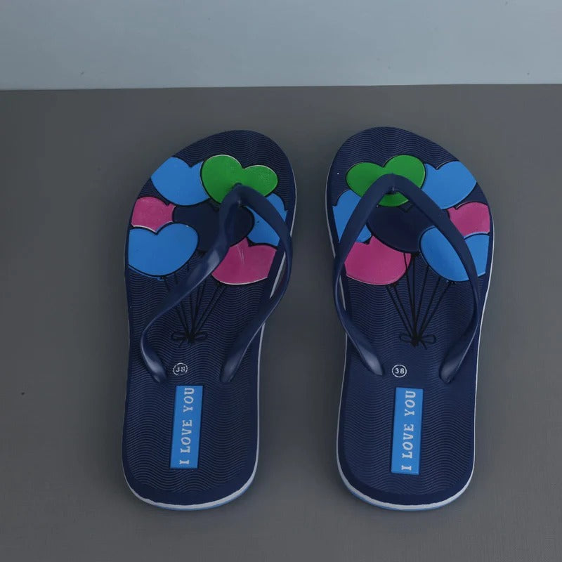 Heart Flip Flop